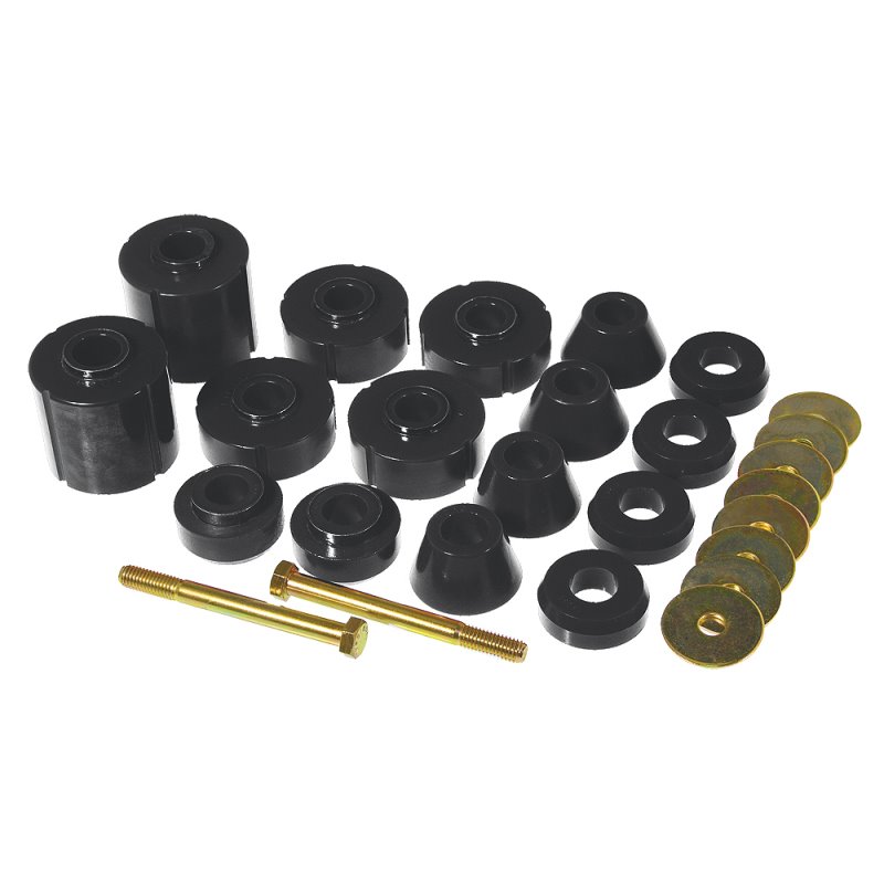 Prothane 75-79 GM 1/2 / 3/4 / 1T 2/4wd Body Mount - Black