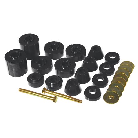 Prothane 75-79 GM 1/2 / 3/4 / 1T 2/4wd Body Mount - Black