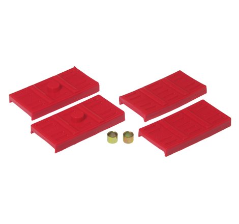 Prothane 67-69 GM F-Body Upper/Lower Spring Pad (Mono) - Red