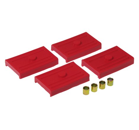 Prothane 68-69 GM F-Body Upper/Lower Spring Pad (Multi) - Red