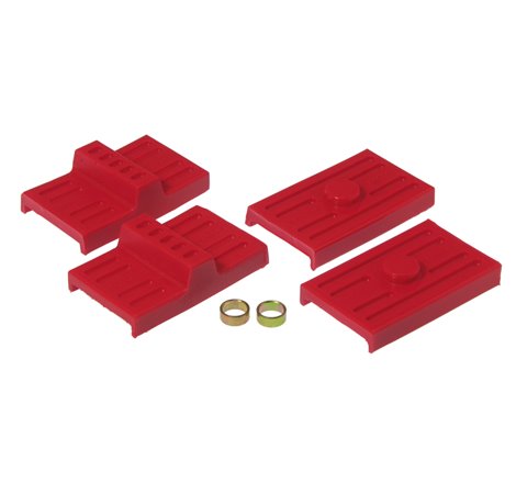 Prothane 70-81 GM Upper/Lower Spring Pad (Multi) - Red