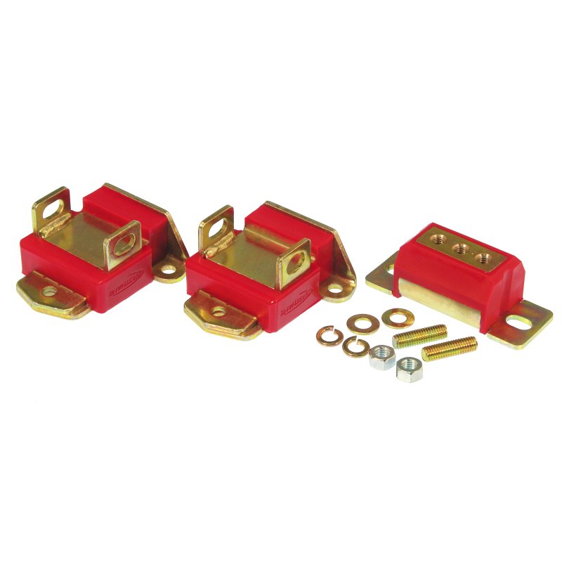 Prothane GM Motor & Trans Mount Kit - Red