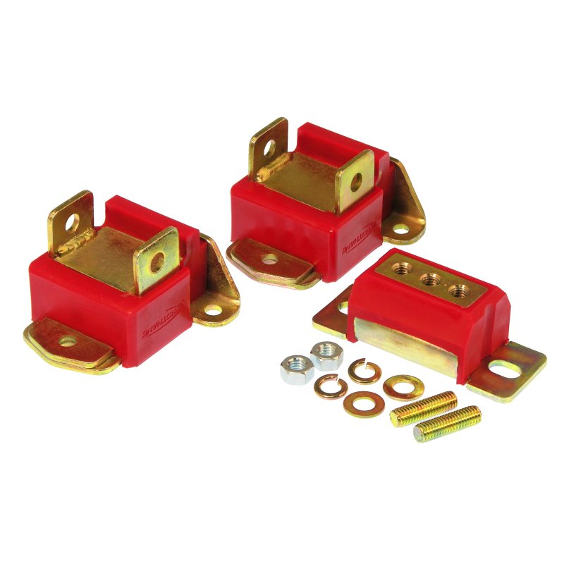 Prothane GM Motor & Trans Mount Kit - Red