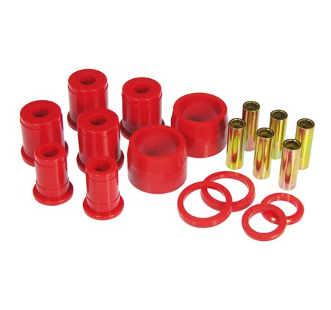 Prothane 65-70 GM Full Size Rear Upper/Lower Control Arm Bushings - Red