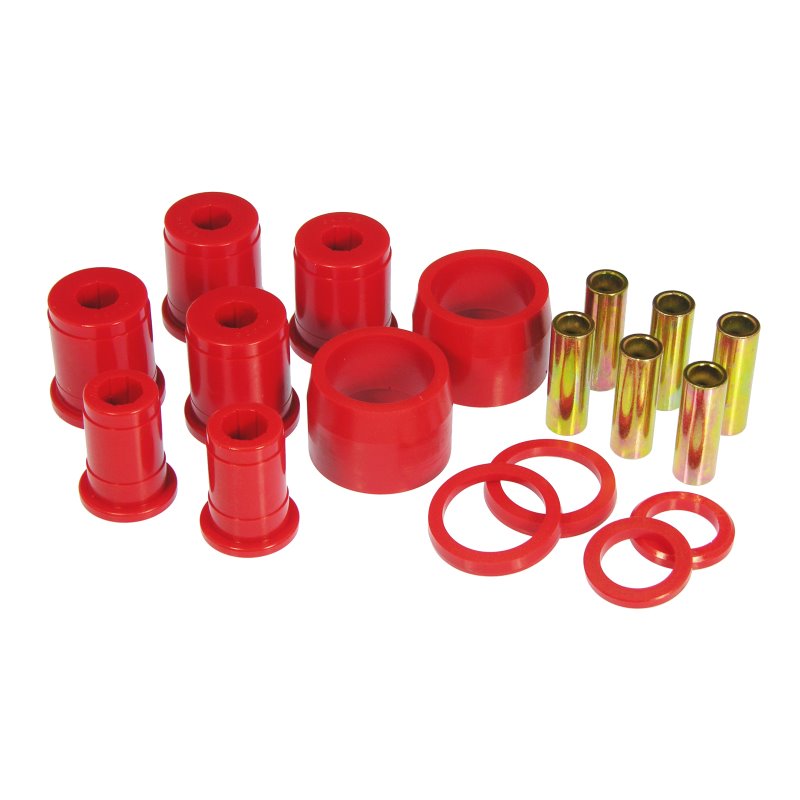 Prothane 65-70 GM Full Size Rear Upper/Lower Control Arm Bushings - Red