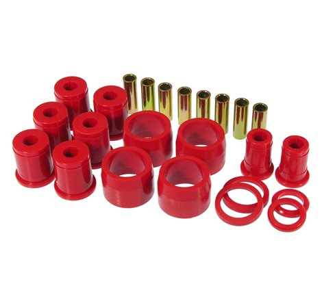 Prothane 65-70 GM Full Size Rear Upper/Lower Control Arm Bushings - Red