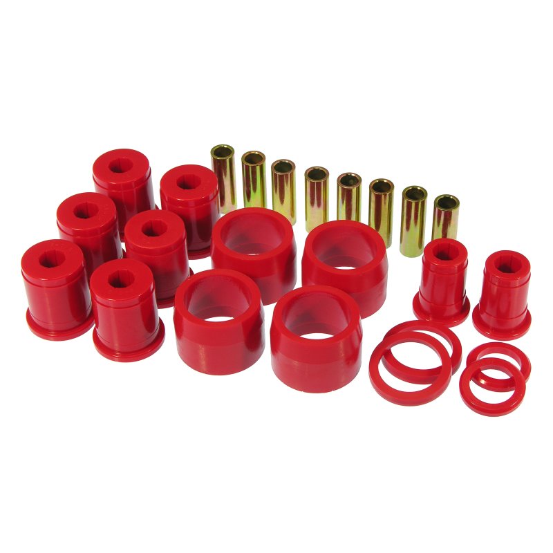 Prothane 65-70 GM Full Size Rear Upper/Lower Control Arm Bushings - Red