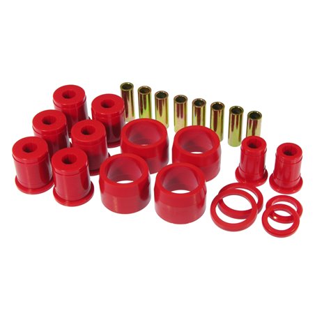 Prothane 65-70 GM Full Size Rear Upper/Lower Control Arm Bushings - Red