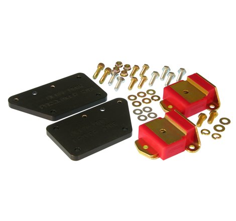 Prothane 63-72 GM Truck LS1 Adapter Plate Kit - Red