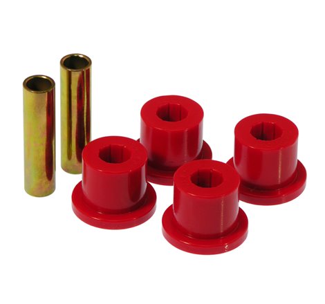 Prothane 73-87 GM Rear 1.5in OD Frame Shackle Bushings - Red