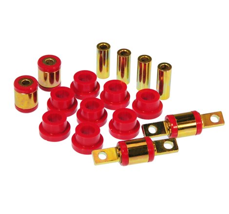 Prothane 88-95 Honda Civic Rear Upper/Lower Control Arm Bushings - Red