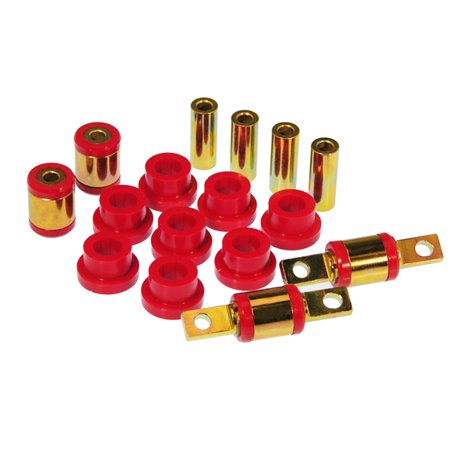 Prothane 88-95 Honda Civic Rear Upper/Lower Control Arm Bushings - Red