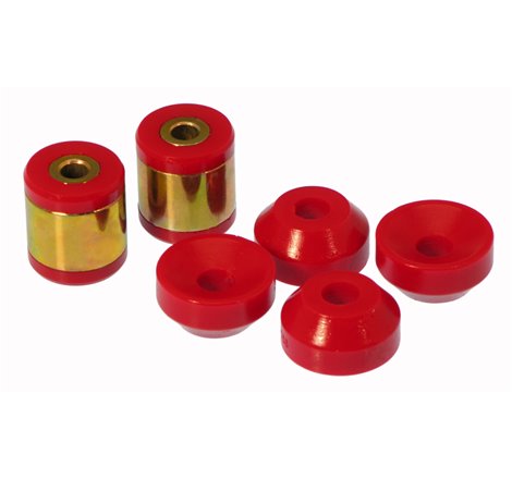 Prothane 96-00 Honda Civic Upper/Lower Rear Shock Bushing - Red