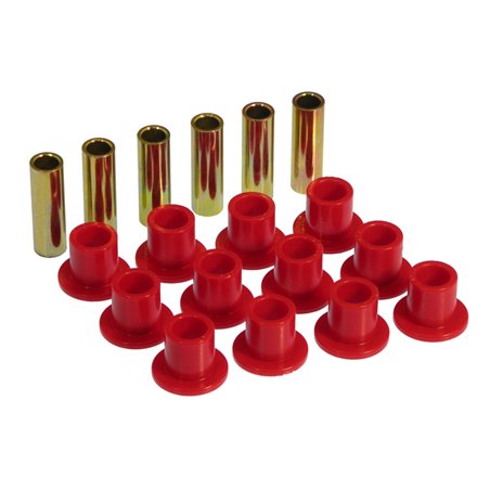 Prothane 61-68 International Scout 80/800 Spring & Shackle Bushings - Red