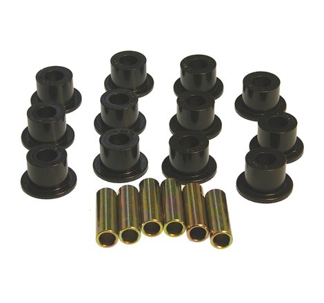 Prothane 68-71 International Scout 800 Spring & Shackle Bushings - Black