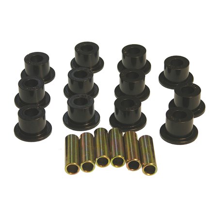 Prothane 68-71 International Scout 800 Spring & Shackle Bushings - Black