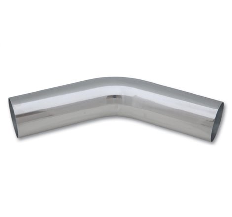 Vibrant 4.5in OD T6061 Aluminum Mandrel Bend 45 Degree - Polished