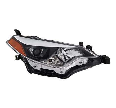 xTune Toyota Corolla 14-16 Passenger Side Headlights - OEM Right - Chrome HD-JH-TCOL14-OE-R