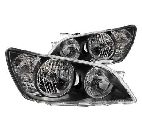 ANZO 2001-2005 Lexus Is300 Crystal Headlights Black