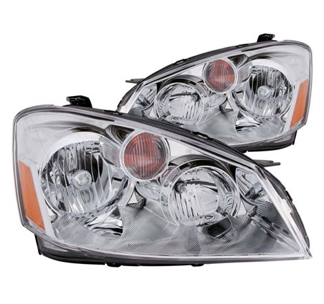 ANZO 2005-2006 Nissan Altima Crystal Headlights Chrome