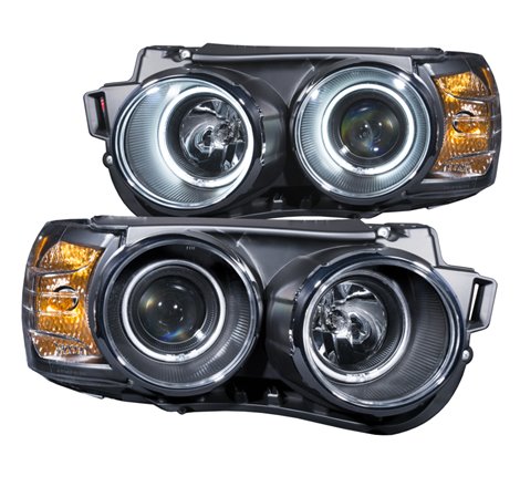 ANZO 2012-2015 Chevrolet Sonic Projector Headlights w/ Halo Black (CCFL)