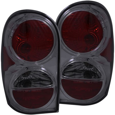 ANZO 2002-2007 Jeep Liberty Taillights Smoke