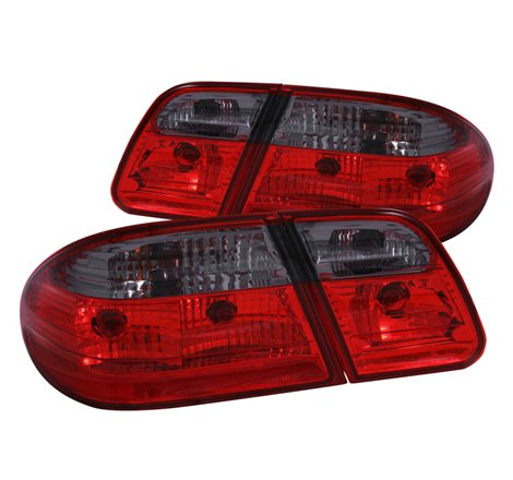 ANZO 1996-2002 Mercedes Benz E Class W210 Taillights Red/Smoke G2