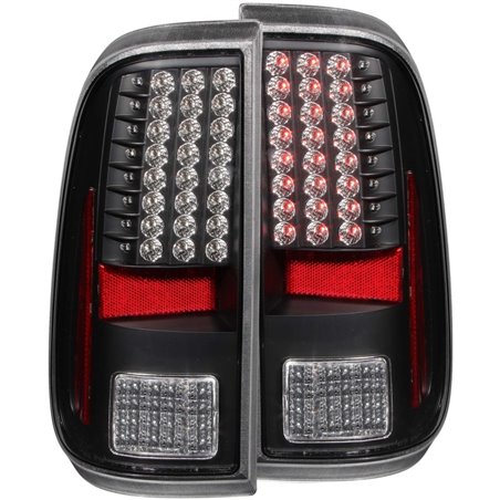 ANZO 2008-2015 Ford F-250 LED Taillights Black