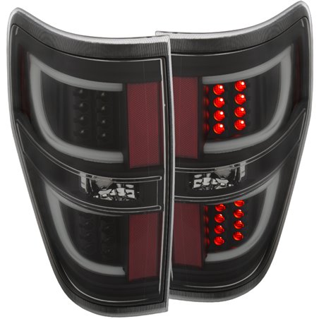 ANZO 2009-2013 Ford F-150 LED Taillights Black