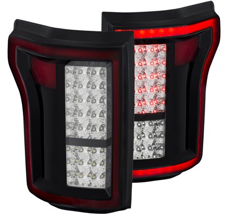 ANZO 2015-2016 Ford F-150 LED Taillights Red/Clear