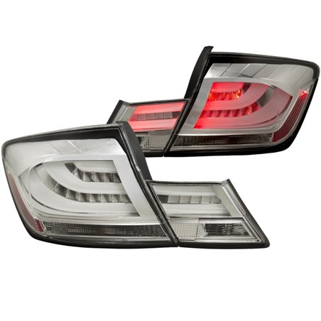 ANZO 2013-2015 Honda Civic (excludes hybrid) LED Taillights Chrome