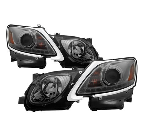 Spyder Lexus GS 300 / 350 / 450 06-11 Headlights - HID Model Only - Smoke PRO-YD-LG06-HID-DRL-SM