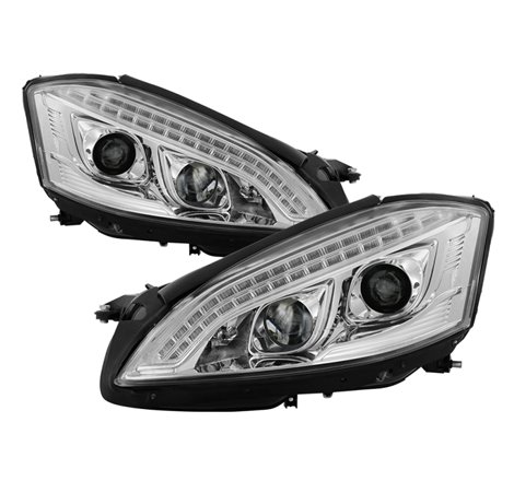 Spyder Mercedes W221 S Class 07-09 Headlights - HID Model Only - Chrome PRO-YD-MBW22107-HID-DRL-C