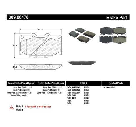 StopTech 89-96 Nissan 300ZX Sport Performance Front Brake Pads