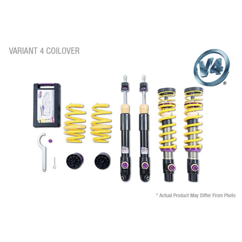 KW Coilover Kit V4 2011+ Lamborghini Aventador Incl. Roadster w/o Electronic Dampers