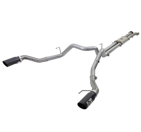 aFe MACHForce XP 3in 409-SS Exhaust Cat-Back 2017 Ford F-150 Raptor V6-3.5L (tt) w/ Black Tip