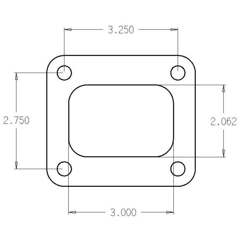 Cometic Turbo FLG T4 Garrett Exh Inlet .010in Exhaust Gasket