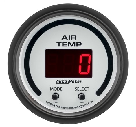 Autometer Phantom 2-1/16in 0-300 Degree F Digital Dual Air Temp Gauge