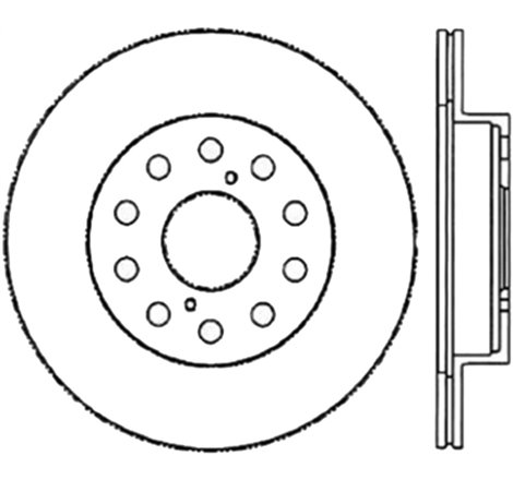 StopTech Sport Slotted 91-95 Toyota MR2 Cryo Rear Left Rotor