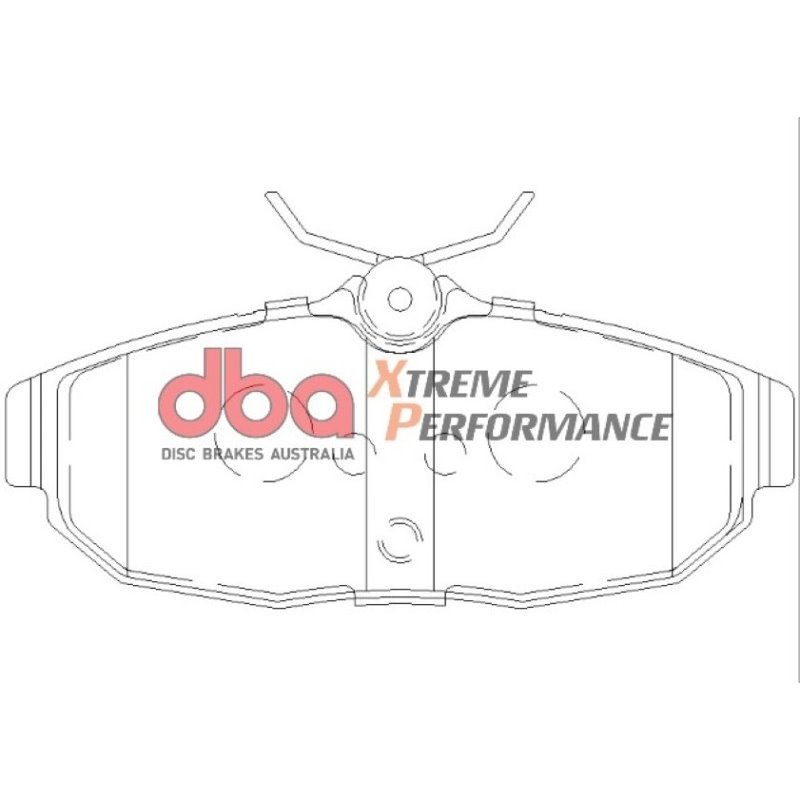 DBA 05-07 Ford Mustang GT / V6 XP650 Rear Brake Pads