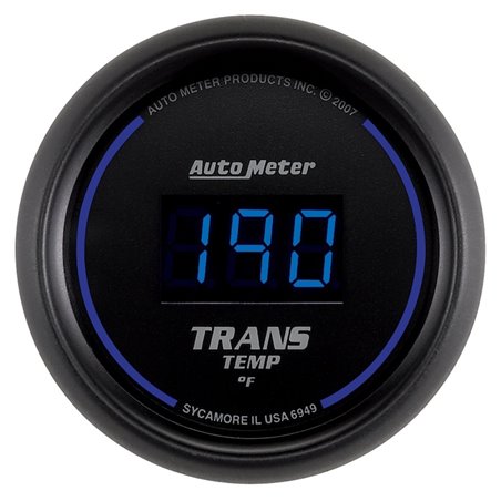 Autometer 52.4mm Black Digital Trans Temperature Gauge