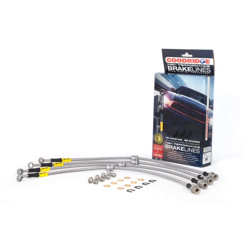 Goodridge 11/92-01 Impreza 2&4wd w/ Rear Disc Brake Lines