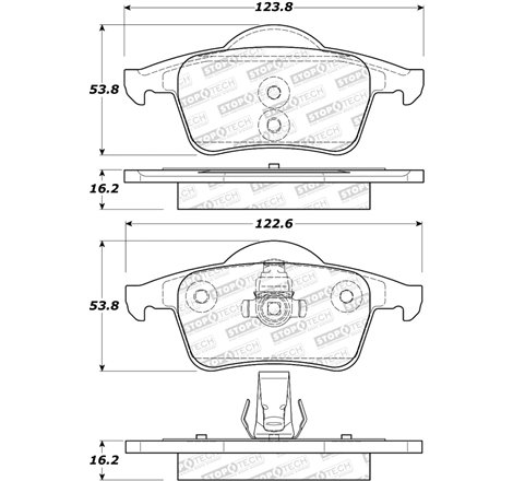 StopTech Performance 99-06 Volvo S80 Rear Brake Pads