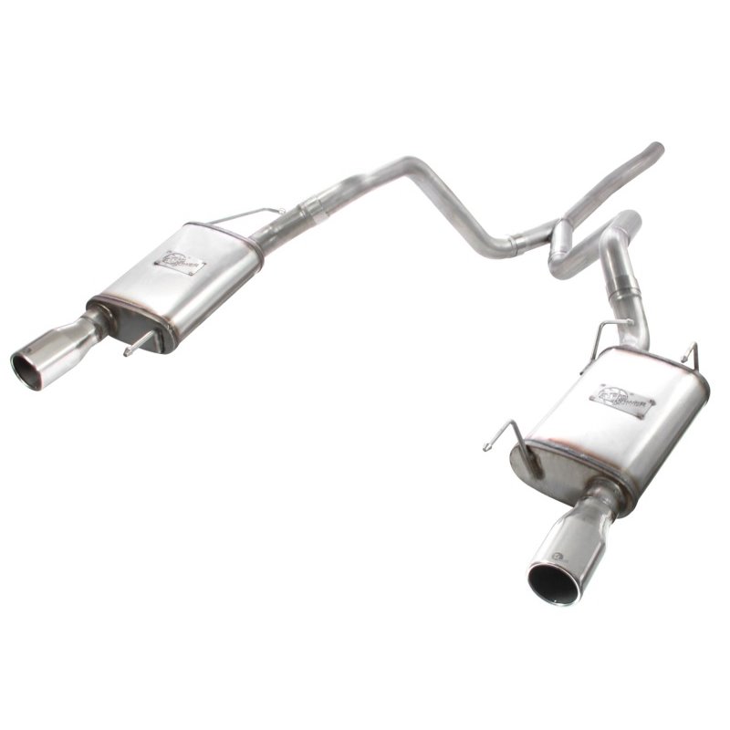 aFe MACHForce XP 05-09 Ford Mustang V6 4.0L 2-1/2in. 409 SS Cat-Back Exhaust