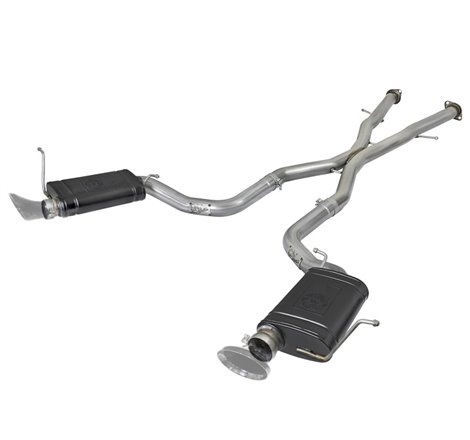 aFe MACHForce XP 12-17 Jeep Grand Cherokee WK2 SRT8 V8-6.4L 304SS Cat-Back Exhaust w/o Resonator