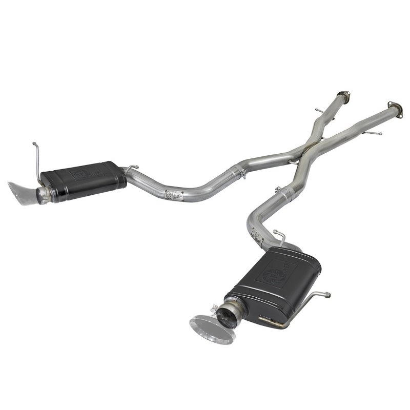 aFe MACHForce XP 12-17 Jeep Grand Cherokee WK2 SRT8 V8-6.4L 304SS Cat-Back Exhaust w/o Resonator