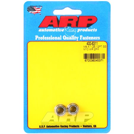 ARP M8 x 1.25 M10 WR 12pt Stainless Steel Nut Kit