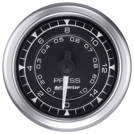 Autometer Chrono 2-1/16in 15PSI Pressure Gauge