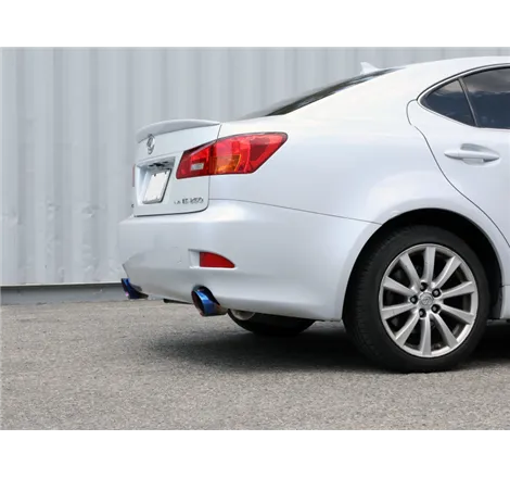 aFe POWER Takeda 06-13 Lexus IS250/IS350 SS Axle-Back Exhaust w/ Blue Flame Tips