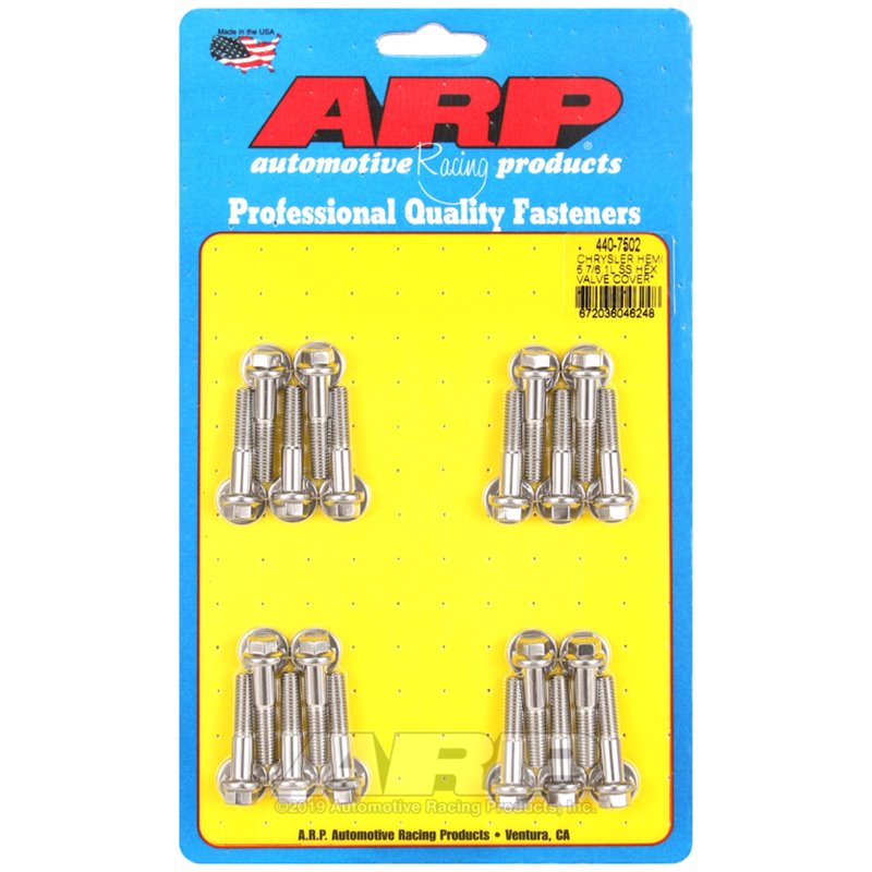 ARP Chrysler hemi 5.7/6.1L SS Hex Valve Cover Bolt Kit